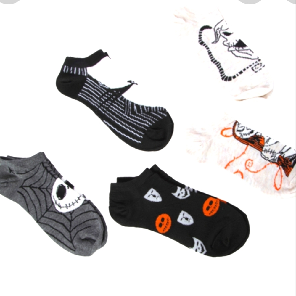 NIGHTMARE BEFORE CHRISTMAS 5 PACK SOCKS